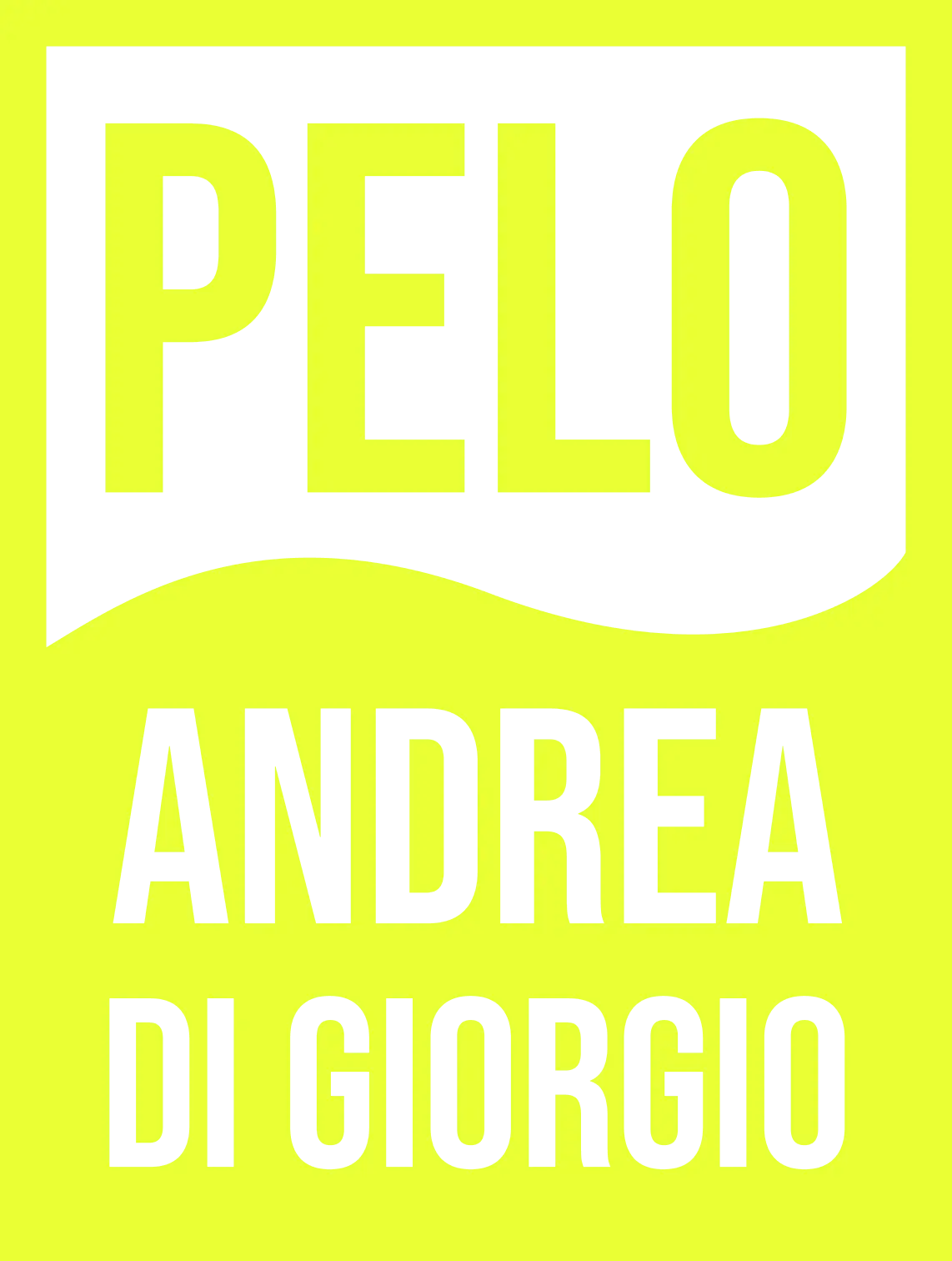 Andrea Pelo di Giorgio - logo giallo