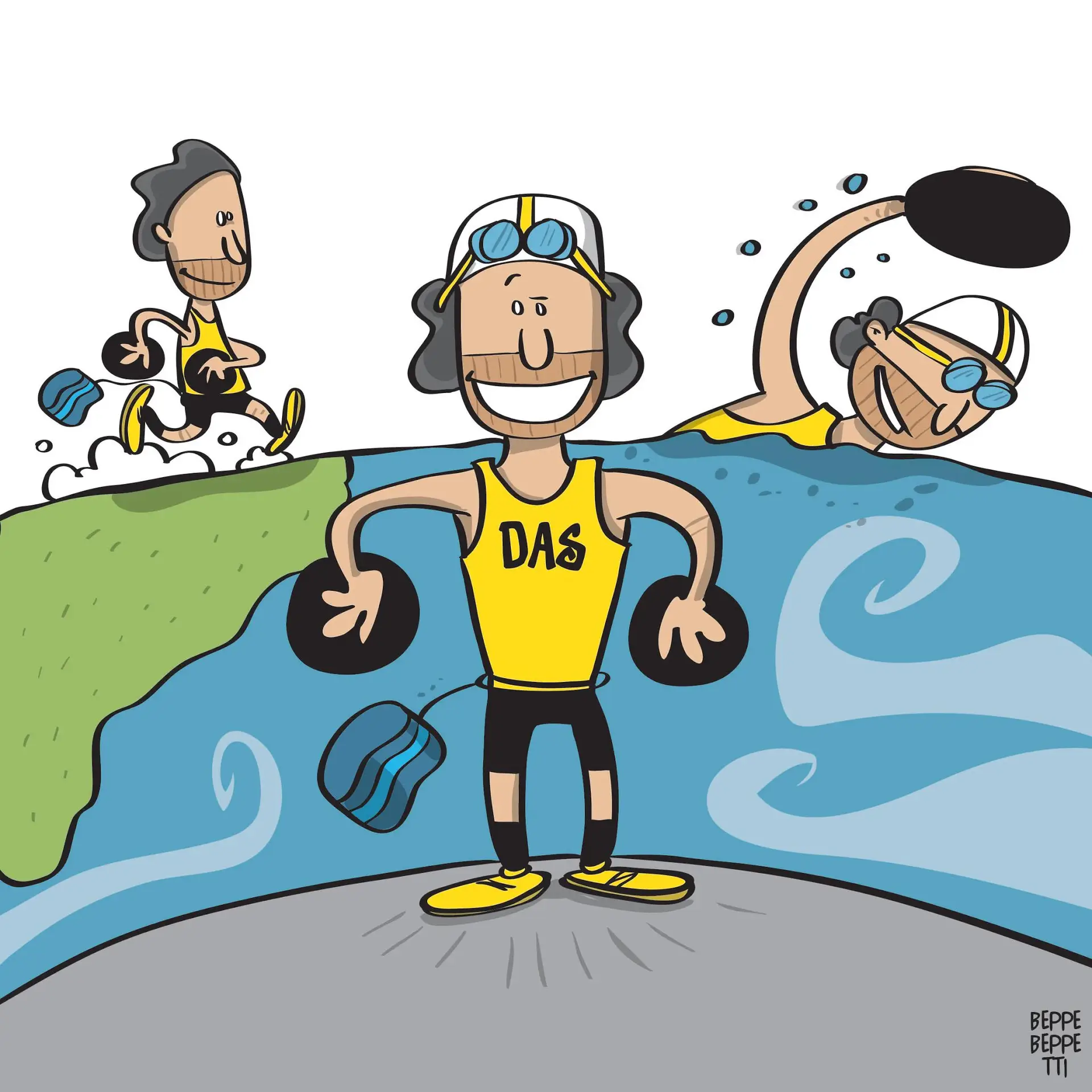 Andrea Pelo di Giorgio: perché Domani Arriva Sempre (disegno di Beppe Beppetti).